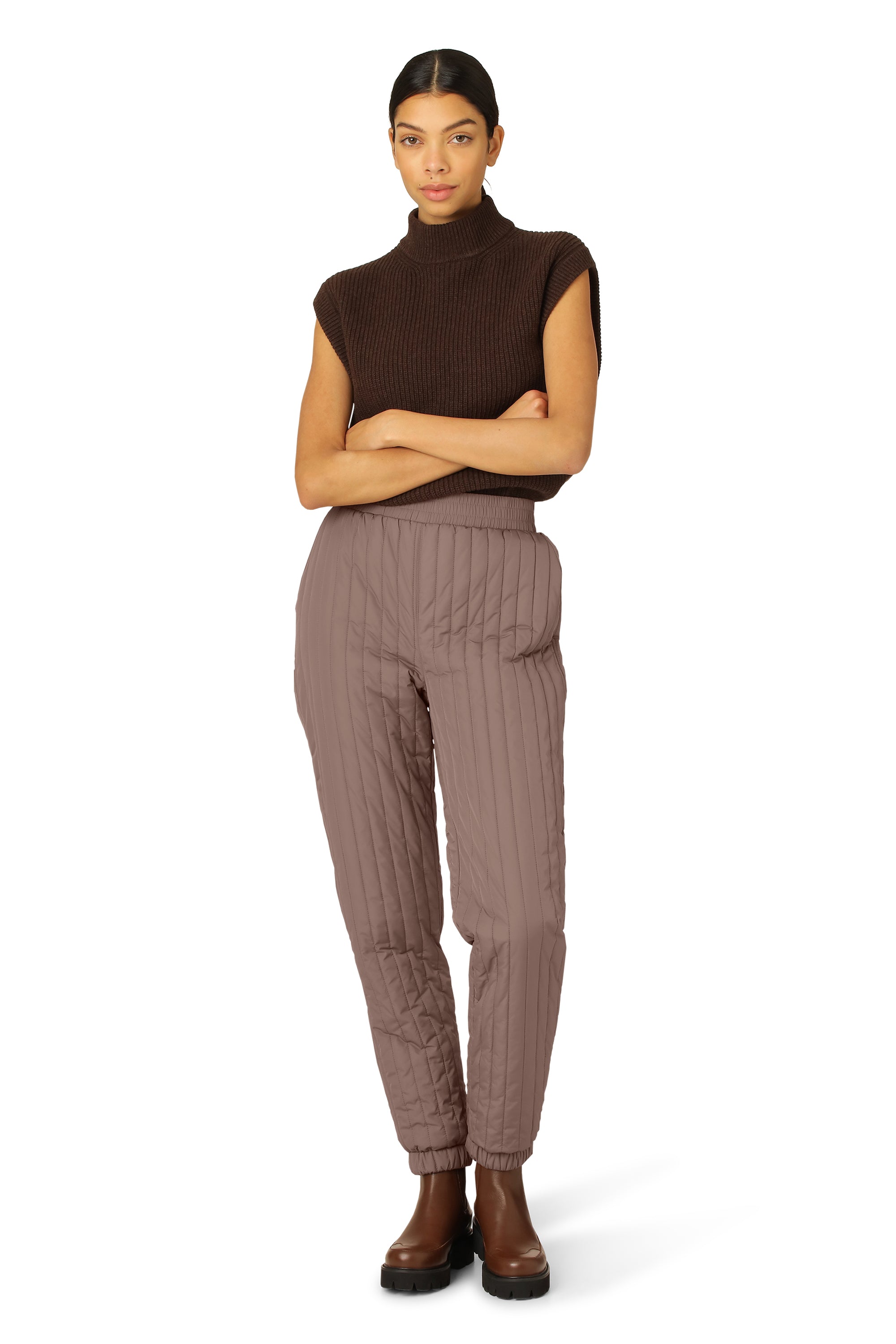 Ilse Jacobsen Hornbæk Outerwear Quilt Pants Trousers 548 Old Lavender